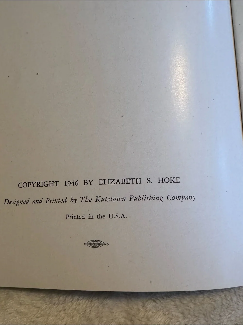 1946 Penn German Reverse Painting on Glass Booklet Vintage Art